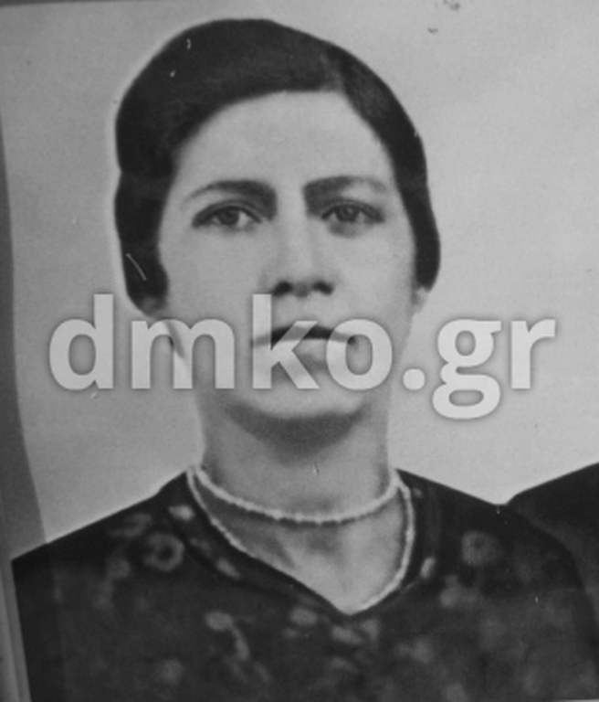 Η χήρα Βασιλική Κυριακοπούλου, σύζυγος του εκτελεσθέντος Γεωργίου Κυριακοπούλου
